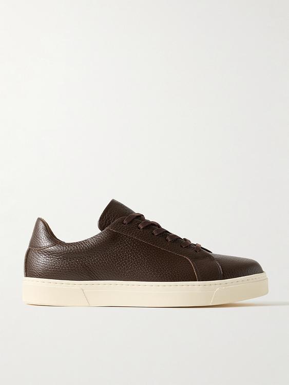 Dark brown sneakers from George Cleverley