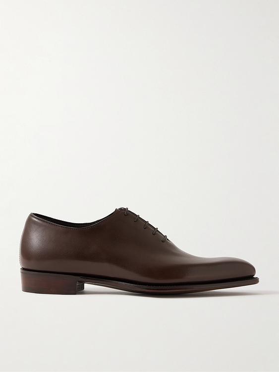 Dark brown oxford shoes from George Cleverley
