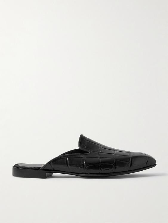Black loafers from George Cleverley