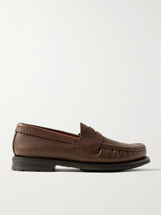 Dark brown loafers from Yuketen