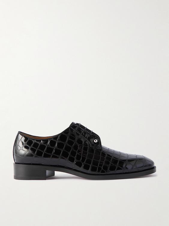 Black derby shoes from Christian Louboutin