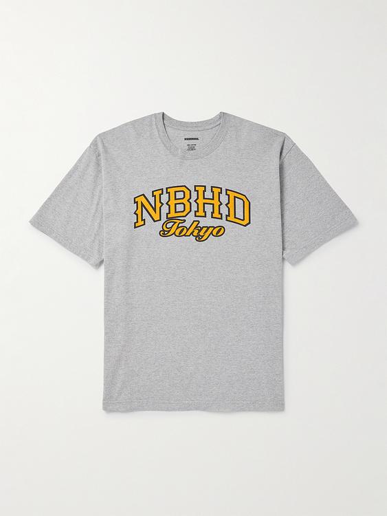 Print grey t-shirt from Neighborhood