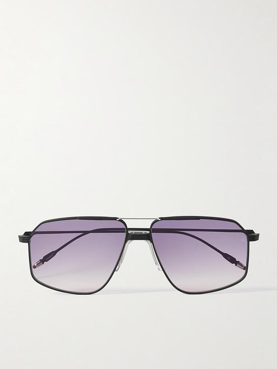 Purple d-frame sunglasses from Jacques Marie Mage
