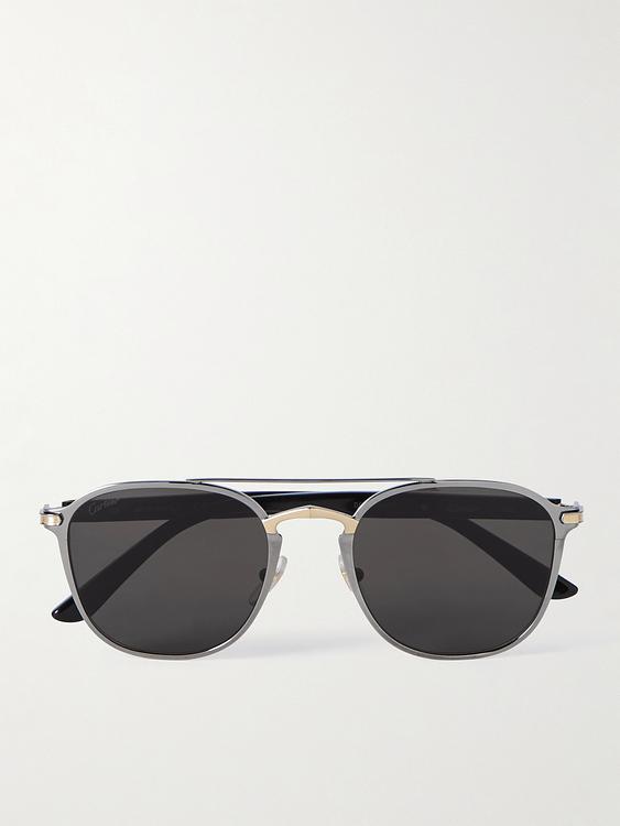 Grey d-frame sunglasses from Cartier Eyewear
