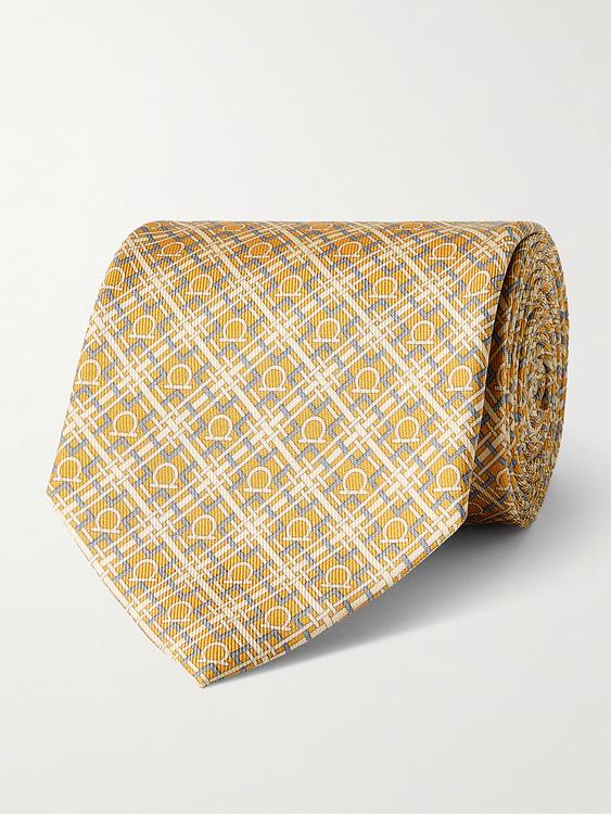 Multicolor tie from FERRAGAMO