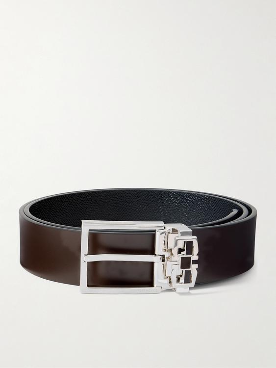 Dark brown belt from FERRAGAMO