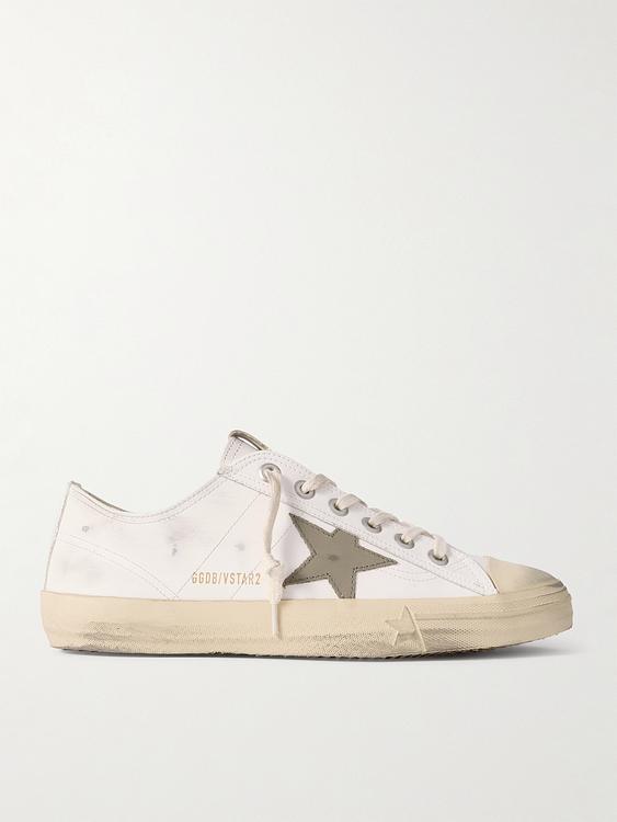 Print white sneakers from Golden Goose