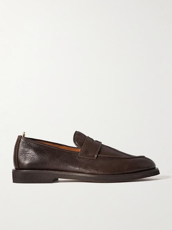 Dark brown loafers from Officine Creative