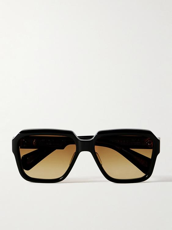 Black d-frame sunglasses from Jacques Marie Mage