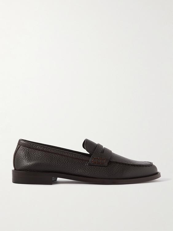 Black loafers from Manolo Blahnik