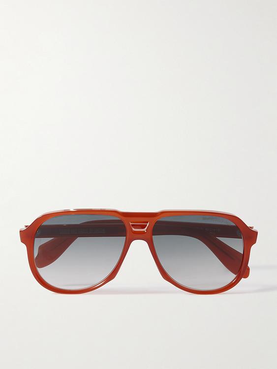 Red d-frame sunglasses from Cutler and Gross