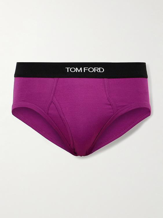 Print purple briefs from Tom Ford
