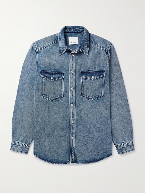 Dark grey denim jacket from Marant