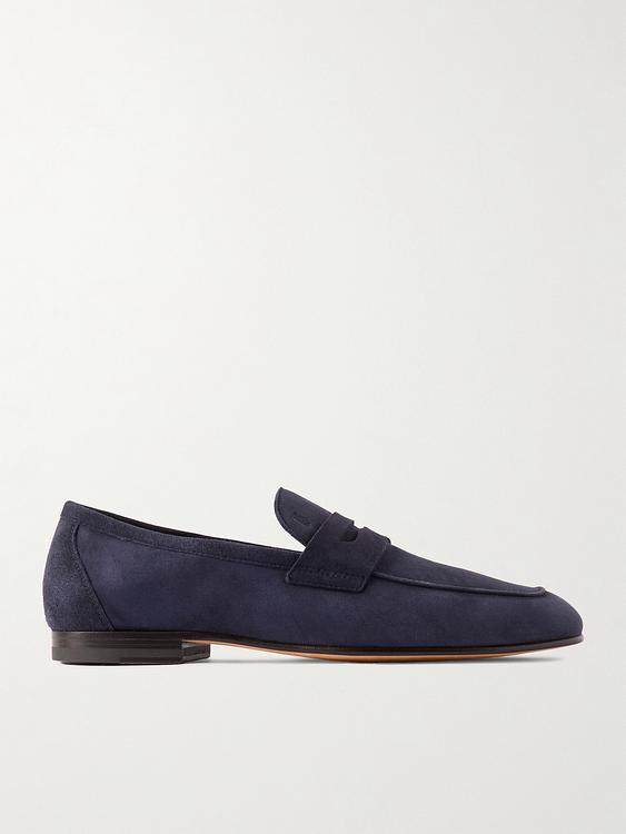 Dark blue loafers from Tod's