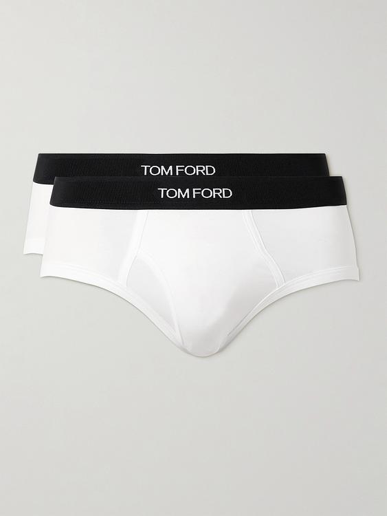 Print white briefs from Tom Ford