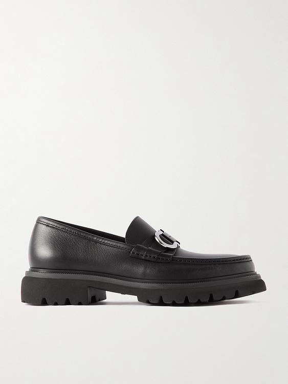 Black loafers from FERRAGAMO