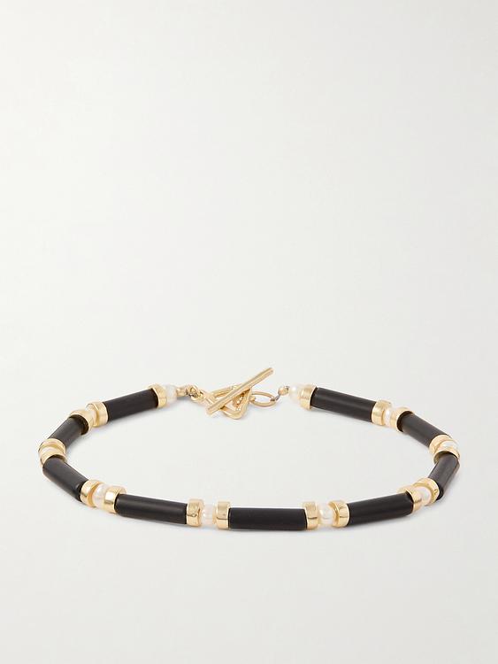 Black bracelet from Peyote Bird