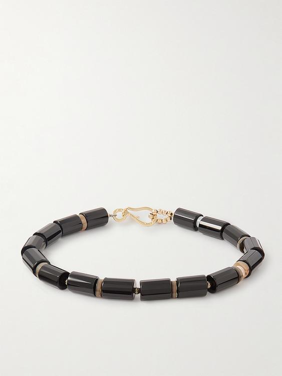 Black bracelet from Peyote Bird