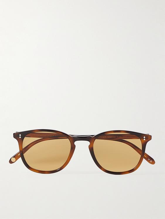 Brown d-frame sunglasses from Garrett Leight California Optical