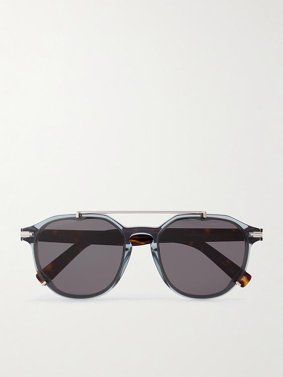 Grey d-frame sunglasses from Dior Eyewear