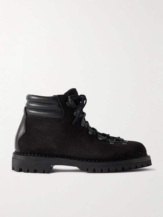 Black lace-up boots from Yuketen