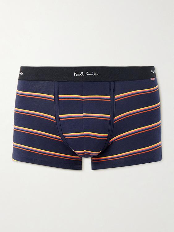 Striped dark blue boxer briefs from Paul Smith