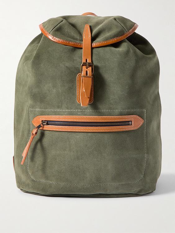 Taupe backpack from Bleu de Chauffe