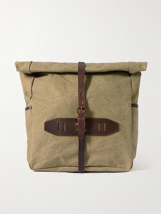 Taupe backpack from Bleu de Chauffe