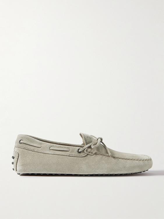 Grey loafers from Tod's