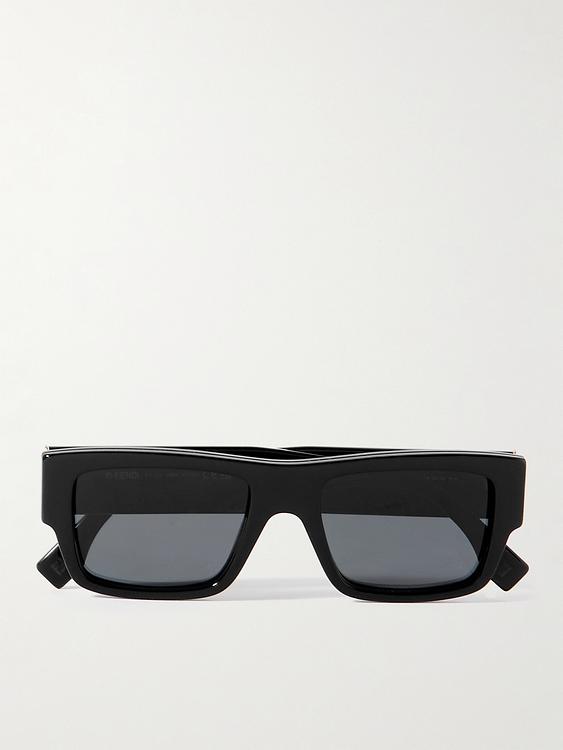 Black d-frame sunglasses from Fendi