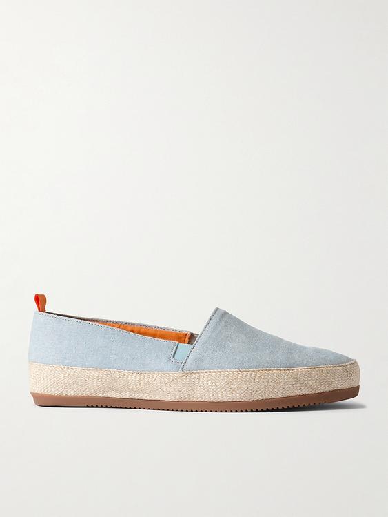 Light blue espadrilles from Mulo