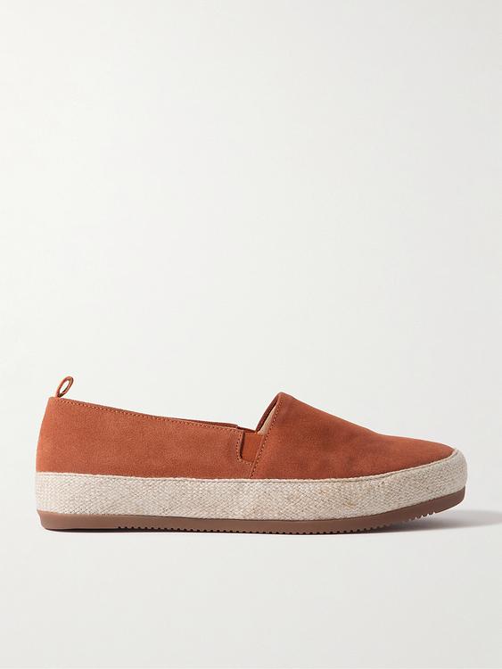 Dark red espadrilles from Mulo