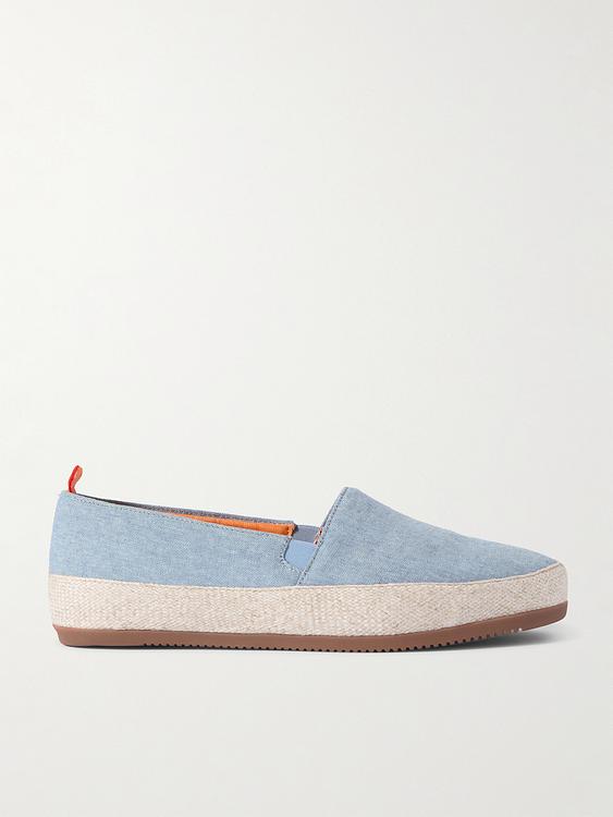 Light blue espadrilles from Mulo