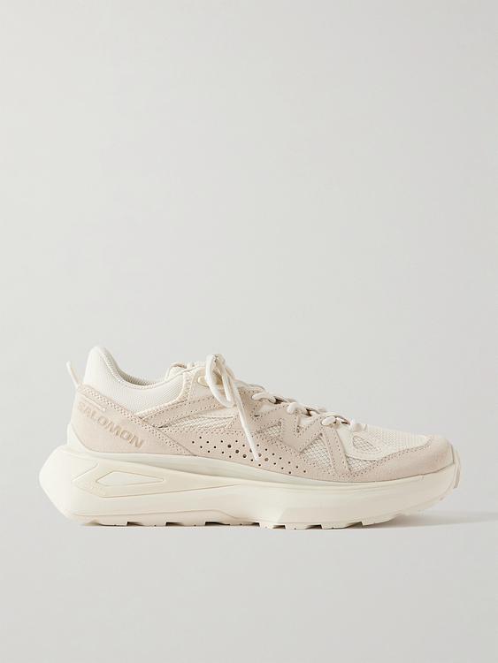 Beige sneakers from Salomon