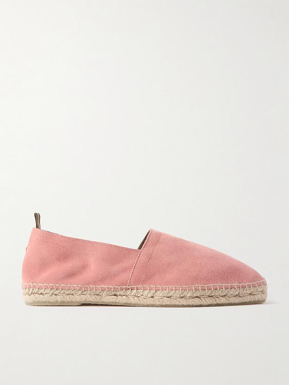 Peach espadrilles from Castañer