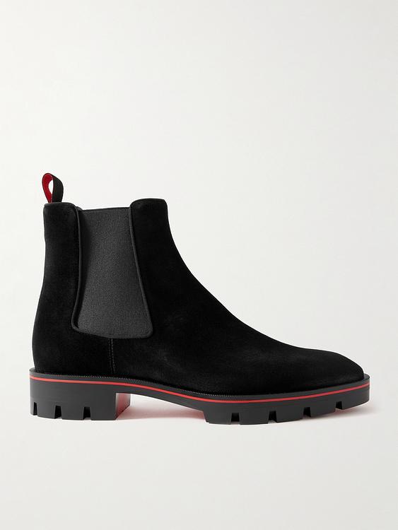 Black chelsea boots from Christian Louboutin