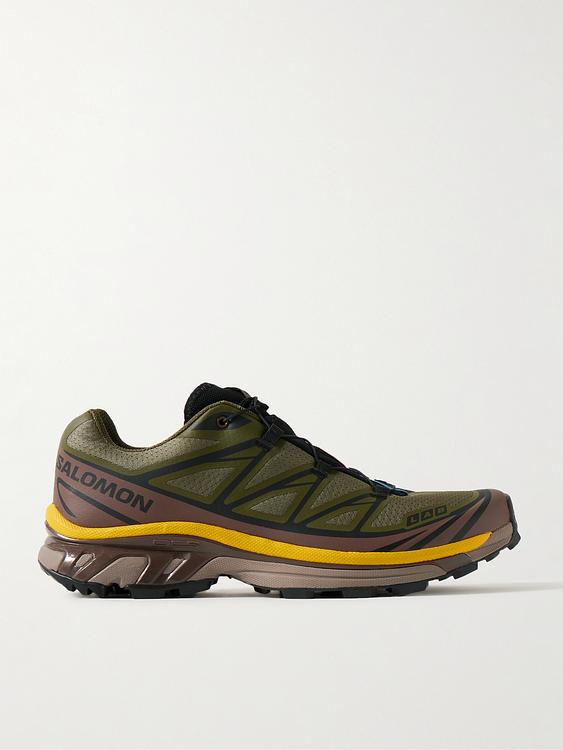 Dark green sneakers from Salomon