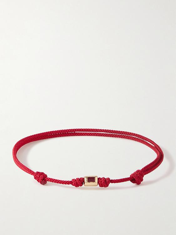 Red bracelet from Luis Morais