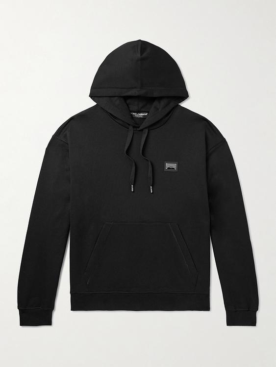 Black hooded sweatshirt from Dolce&Gabbana