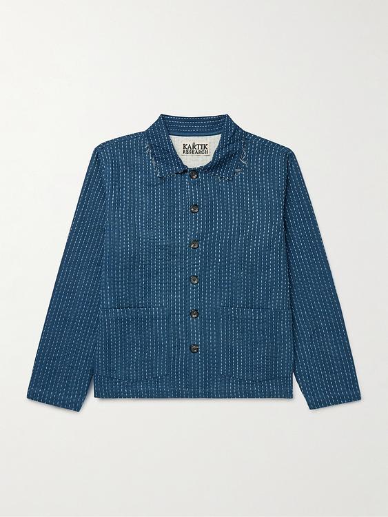 Dark blue casual shirt from Kartik Research