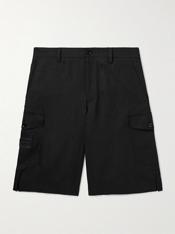 Black cargo shorts from Dolce&Gabbana