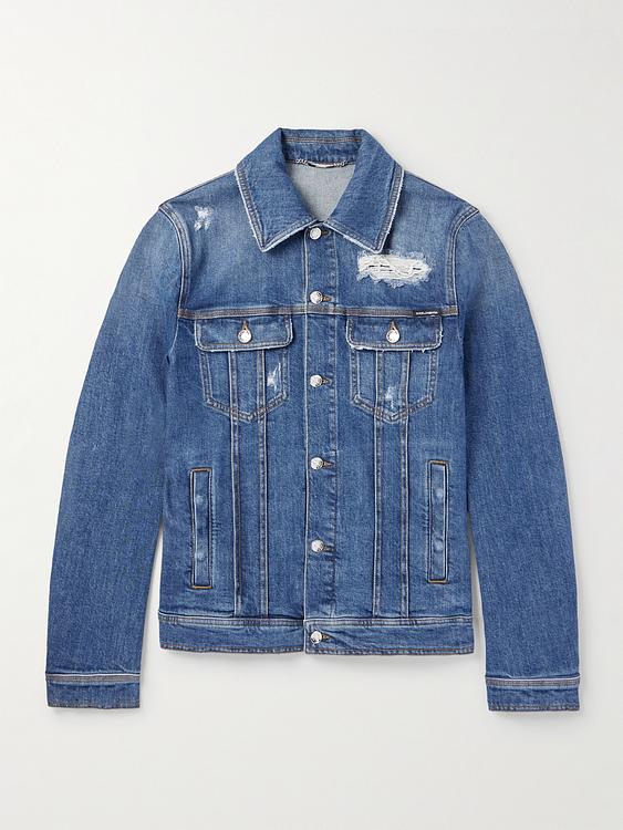 Blue denim jacket from Dolce&Gabbana