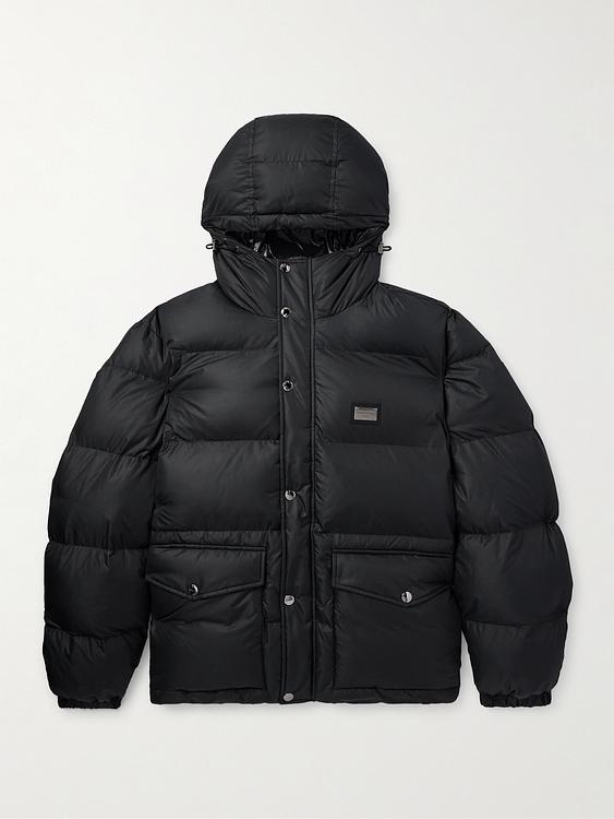 Black down jacket from Dolce&Gabbana