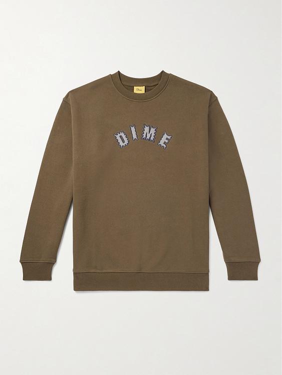 Print taupe sweatshirt from DIME