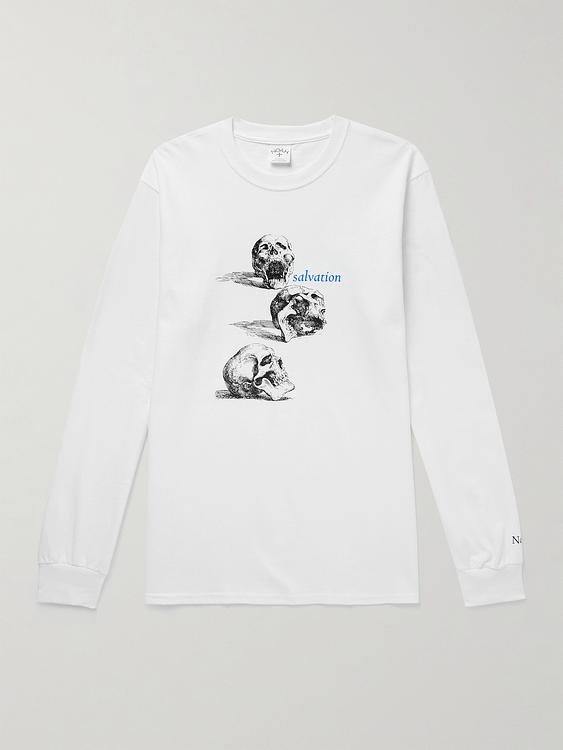 Print white sweatshirt from Noah