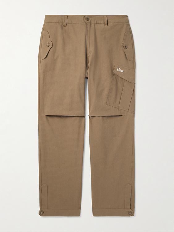 Brown cargo trousers from DIME