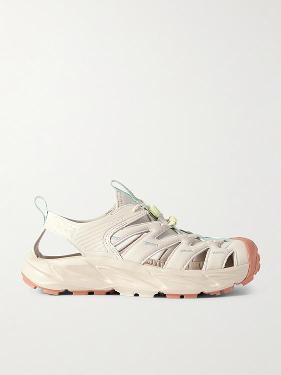 White sneakers from Hoka