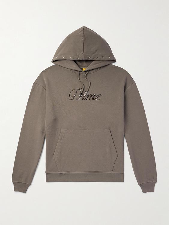 Print grey hooded sweatshirt from DIME