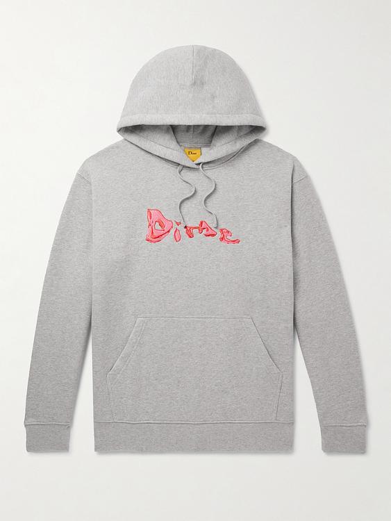 Print grey hooded sweatshirt from DIME