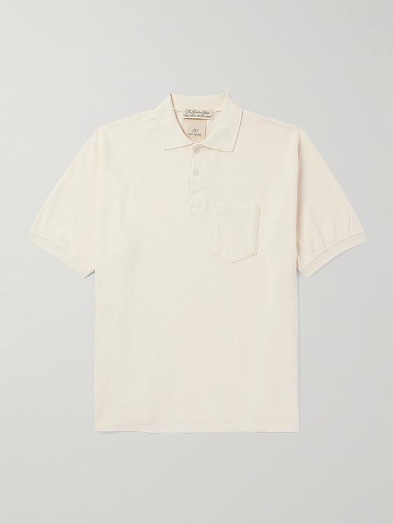 White short sleeve polo shirt from Remi Relief
